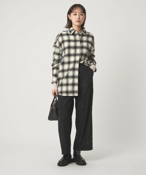 green label relaxing / グリーンレーベル リラクシング その他パンツ | フィブリルサテン パンツ | 詳細2