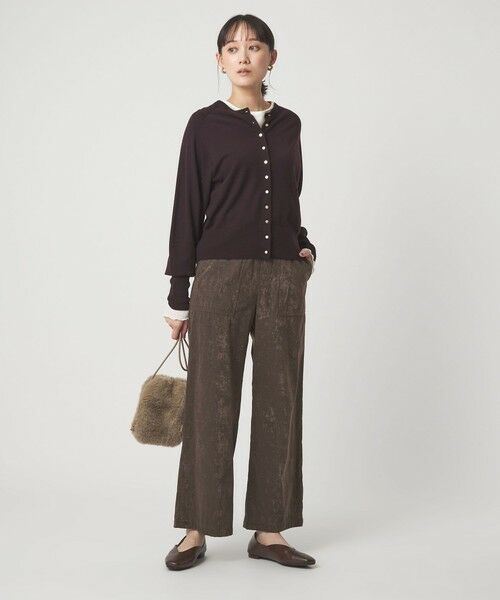 green label relaxing / グリーンレーベル リラクシング その他パンツ | フィブリルサテン パンツ | 詳細11