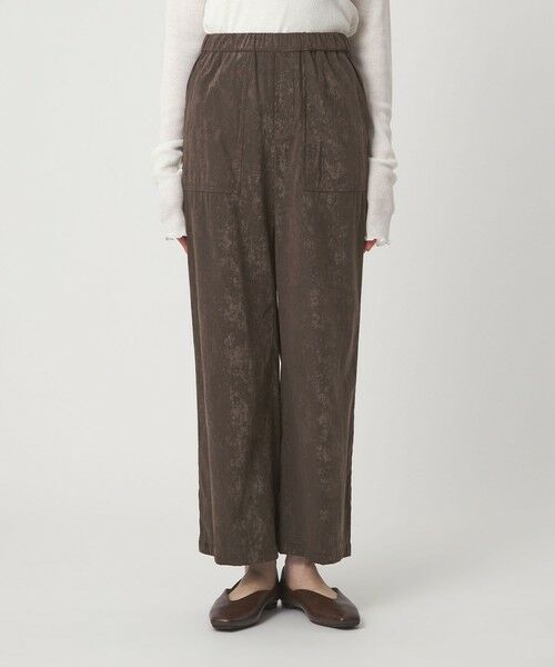 green label relaxing / グリーンレーベル リラクシング その他パンツ | フィブリルサテン パンツ | 詳細13