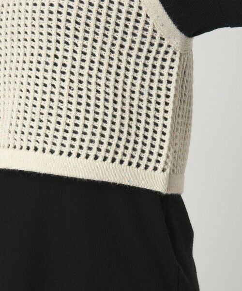 green label relaxing / グリーンレーベル リラクシング ベスト | スパンコール ニット 2WAY キャミソール ウォッシャブル | 詳細13