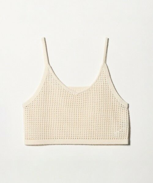 green label relaxing / グリーンレーベル リラクシング ベスト | スパンコール ニット 2WAY キャミソール ウォッシャブル | 詳細14