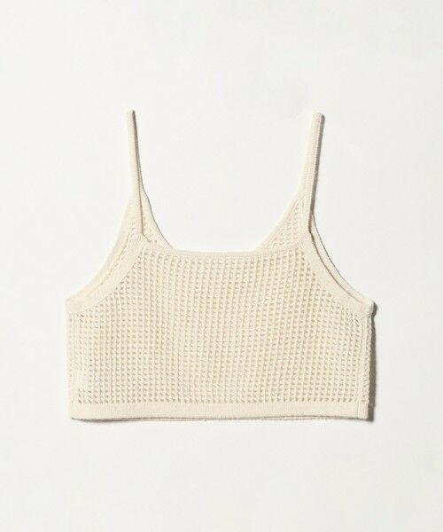 green label relaxing / グリーンレーベル リラクシング ベスト | スパンコール ニット 2WAY キャミソール ウォッシャブル | 詳細15