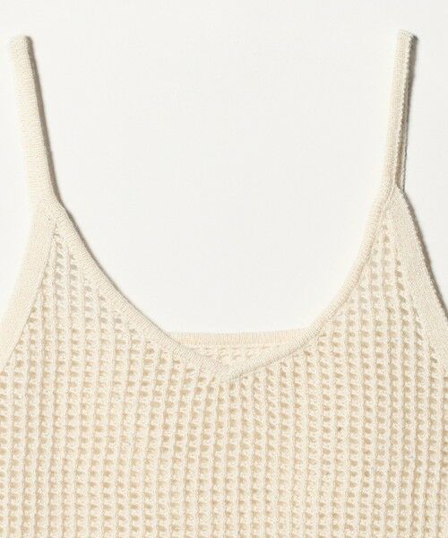 green label relaxing / グリーンレーベル リラクシング ベスト | スパンコール ニット 2WAY キャミソール ウォッシャブル | 詳細16