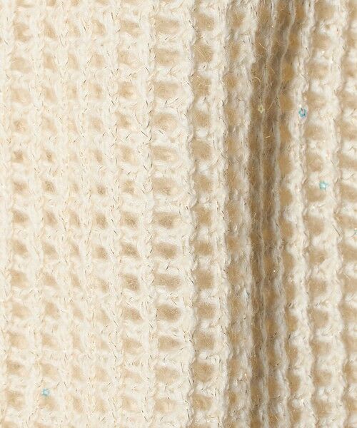 green label relaxing / グリーンレーベル リラクシング ベスト | スパンコール ニット 2WAY キャミソール ウォッシャブル | 詳細17