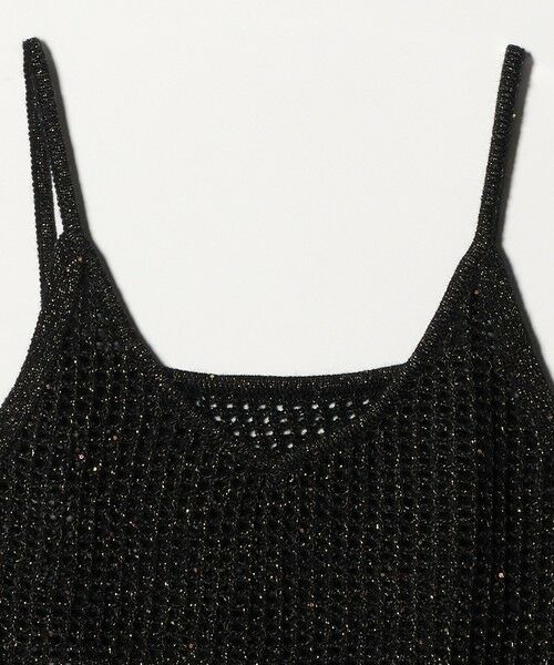 green label relaxing / グリーンレーベル リラクシング ベスト | スパンコール ニット 2WAY キャミソール ウォッシャブル | 詳細25