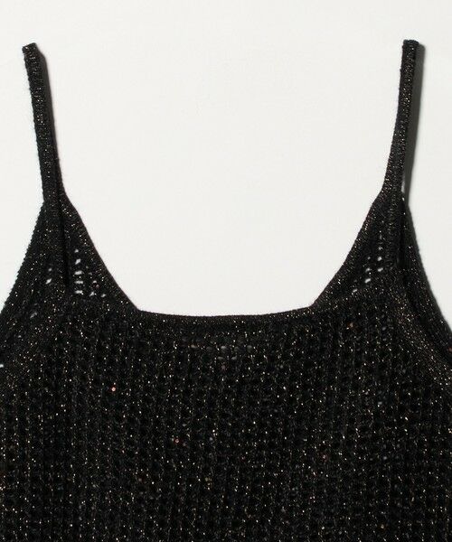 green label relaxing / グリーンレーベル リラクシング ベスト | スパンコール ニット 2WAY キャミソール ウォッシャブル | 詳細28