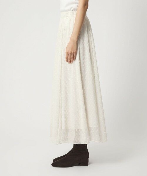 green label relaxing / グリーンレーベル リラクシング ロング・マキシ丈スカート | プチ リボンモチーフ ジャガード スカート | 詳細5