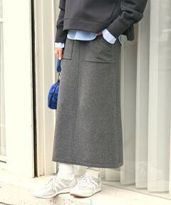 green label relaxing / グリーンレーベル リラクシング ロング・マキシ丈スカート | 【WEB限定】＜at ease＞ニット タイト スカート ウォッシャブル