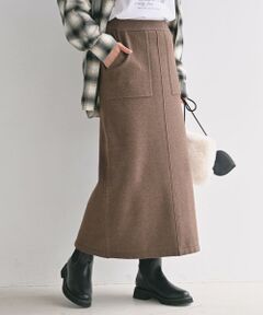 green label relaxing / グリーンレーベル リラクシング ロング・マキシ丈スカート | 【WEB限定】＜at ease＞ニット タイト スカート ウォッシャブル