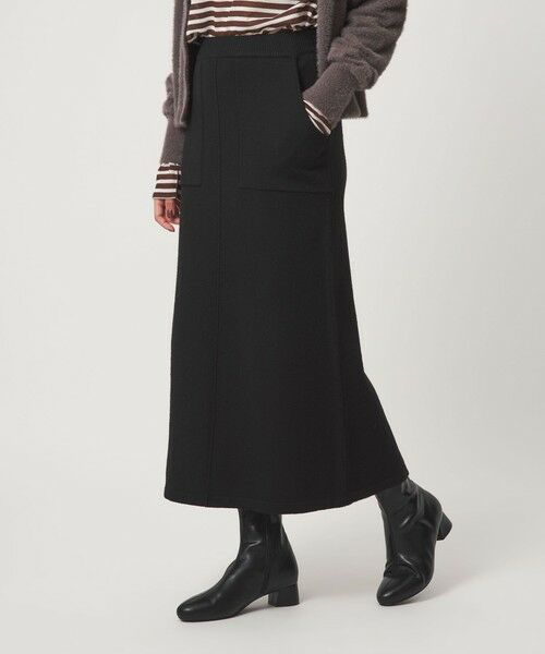 green label relaxing / グリーンレーベル リラクシング ロング・マキシ丈スカート | 【WEB限定】＜at ease＞ニット タイト スカート ウォッシャブル | 詳細5