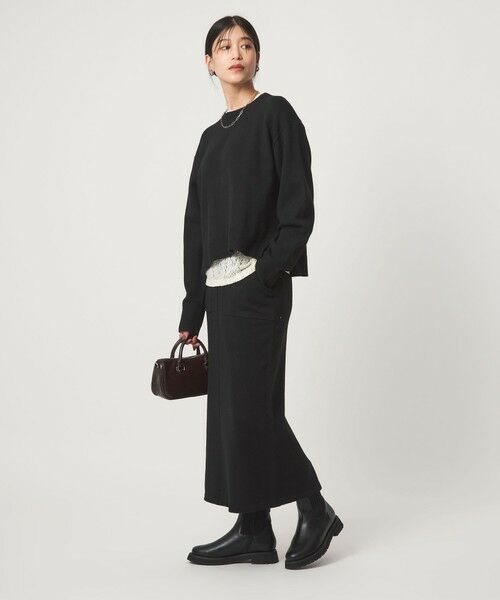 green label relaxing / グリーンレーベル リラクシング ロング・マキシ丈スカート | 【WEB限定】＜at ease＞ニット タイト スカート ウォッシャブル | 詳細9