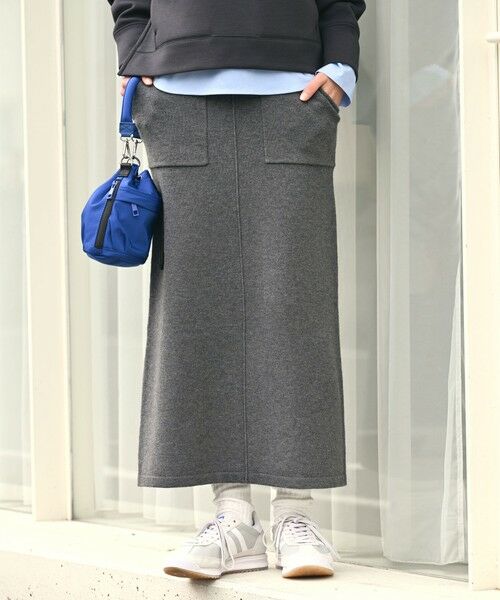 green label relaxing / グリーンレーベル リラクシング ロング・マキシ丈スカート | 【WEB限定】＜at ease＞ニット タイト スカート ウォッシャブル | 詳細18