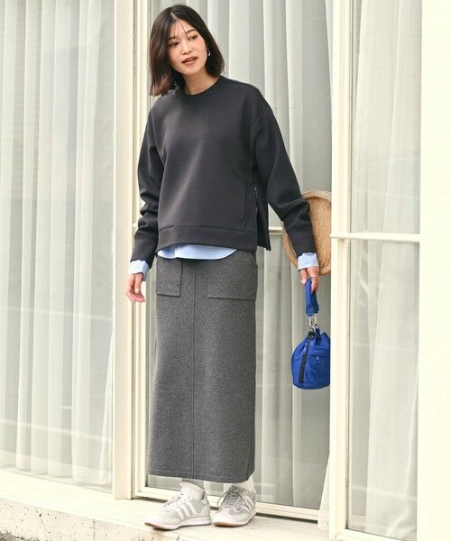 green label relaxing / グリーンレーベル リラクシング ロング・マキシ丈スカート | 【WEB限定】＜at ease＞ニット タイト スカート ウォッシャブル | 詳細21