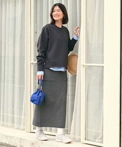 green label relaxing / グリーンレーベル リラクシング ロング・マキシ丈スカート | 【WEB限定】＜at ease＞ニット タイト スカート ウォッシャブル | 詳細22