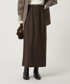 ［size SHORTあり］ライト サキソニー タイト スカート ウォッシャブル