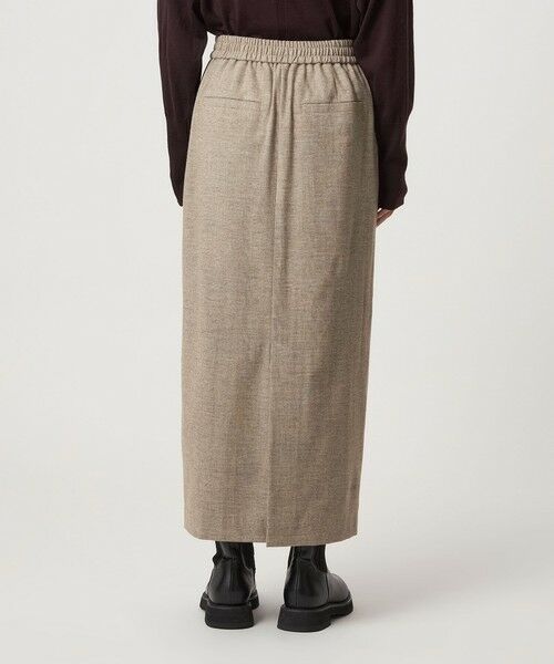 green label relaxing / グリーンレーベル リラクシング ロング・マキシ丈スカート | ［size SHORTあり］ライト サキソニー タイト スカート ウォッシャブル | 詳細13