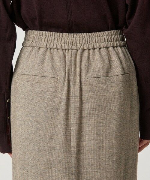 green label relaxing / グリーンレーベル リラクシング ロング・マキシ丈スカート | ［size SHORTあり］ライト サキソニー タイト スカート ウォッシャブル | 詳細15