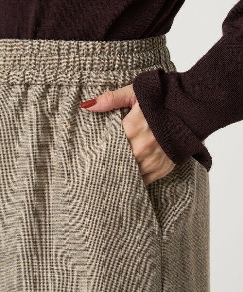 green label relaxing / グリーンレーベル リラクシング ロング・マキシ丈スカート | ［size SHORTあり］ライト サキソニー タイト スカート ウォッシャブル | 詳細16