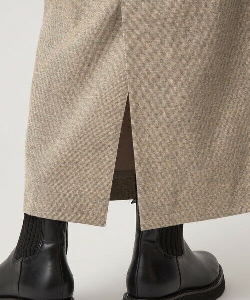 green label relaxing / グリーンレーベル リラクシング ロング・マキシ丈スカート | ［size SHORTあり］ライト サキソニー タイト スカート ウォッシャブル | 詳細18