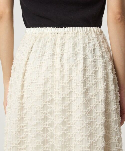 green label relaxing / グリーンレーベル リラクシング ロング・マキシ丈スカート | シアー シシュウ フレア スカート | 詳細10