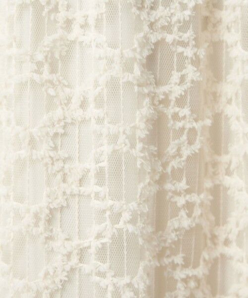 green label relaxing / グリーンレーベル リラクシング ロング・マキシ丈スカート | シアー シシュウ フレア スカート | 詳細12