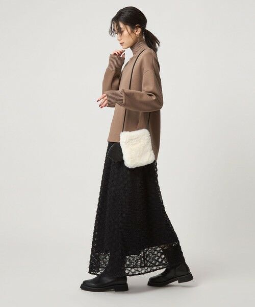 green label relaxing / グリーンレーベル リラクシング ロング・マキシ丈スカート | シアー シシュウ フレア スカート | 詳細19