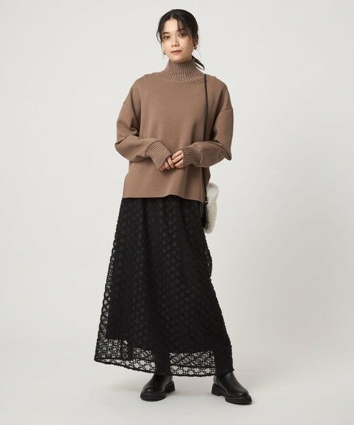 green label relaxing / グリーンレーベル リラクシング ロング・マキシ丈スカート | シアー シシュウ フレア スカート | 詳細17