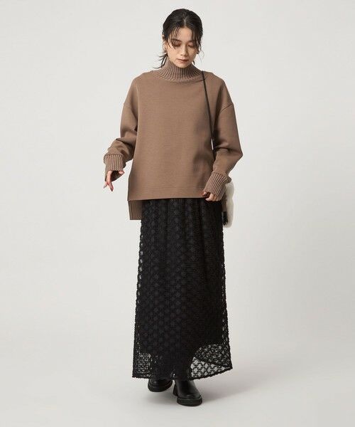 green label relaxing / グリーンレーベル リラクシング ロング・マキシ丈スカート | シアー シシュウ フレア スカート | 詳細18