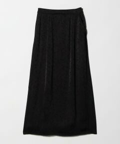 green label relaxing / グリーンレーベル リラクシング ロング・マキシ丈スカート | ジャガード サテン ナロー スカート