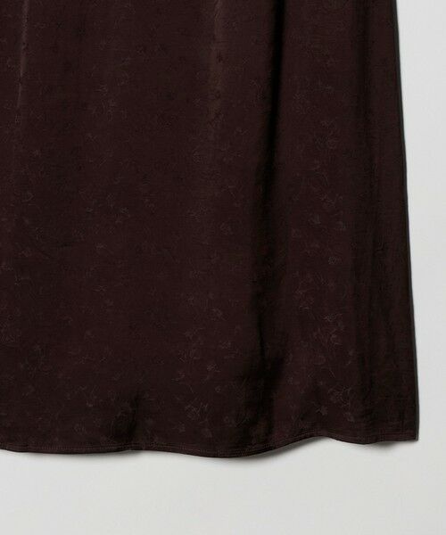 green label relaxing / グリーンレーベル リラクシング ロング・マキシ丈スカート | ジャガード サテン ナロー スカート | 詳細10