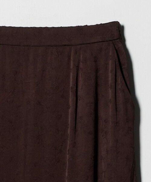 green label relaxing / グリーンレーベル リラクシング ロング・マキシ丈スカート | ジャガード サテン ナロー スカート | 詳細19