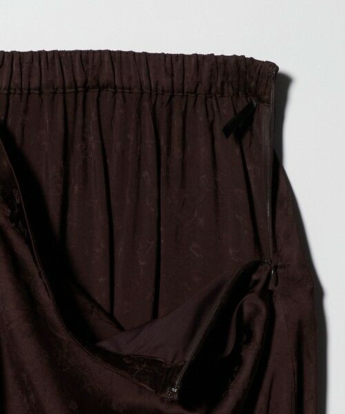 green label relaxing / グリーンレーベル リラクシング ロング・マキシ丈スカート | ジャガード サテン ナロー スカート | 詳細21