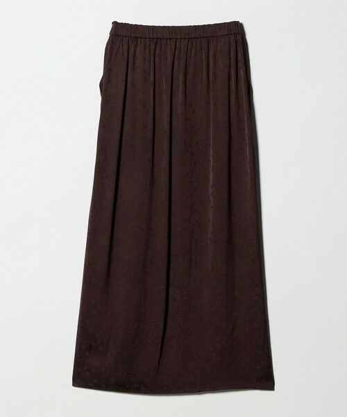 green label relaxing / グリーンレーベル リラクシング ロング・マキシ丈スカート | ジャガード サテン ナロー スカート | 詳細6
