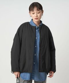 green label relaxing / グリーンレーベル リラクシング ブルゾン | ［size SHORTあり］パフィー ノーカラー ブルゾン 撥水 保温性 ウォッシャブル