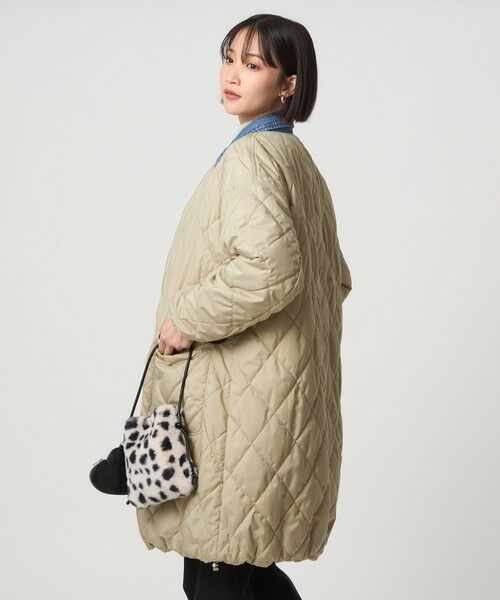 green label relaxing / グリーンレーベル リラクシング その他アウター | パフィー リバーシブル コート 撥水 ウォッシャブル | 詳細28