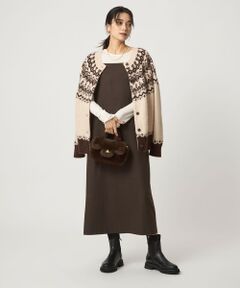 green label relaxing / グリーンレーベル リラクシング ロング・マキシ丈ワンピース | ［size SHORTあり］ライト サキソニー キャミソール ワンピース ウォッシャブル