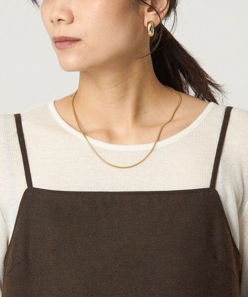 green label relaxing / グリーンレーベル リラクシング ロング・マキシ丈ワンピース | ［size SHORTあり］ライト サキソニー キャミソール ワンピース ウォッシャブル | 詳細23