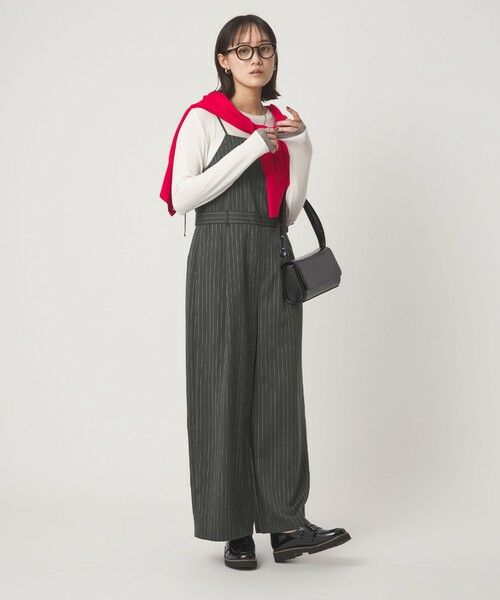 green label relaxing / グリーンレーベル リラクシング サロペット・オールインワン | フィブリル オールインワン | 詳細12