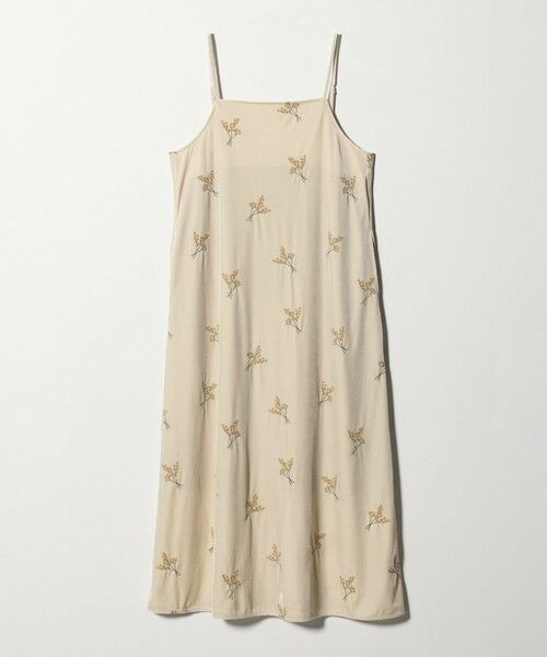 green label relaxing / グリーンレーベル リラクシング ロング・マキシ丈ワンピース | ベロア シシュウ キャミソール ワンピース | 詳細18