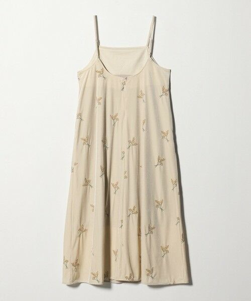 green label relaxing / グリーンレーベル リラクシング ロング・マキシ丈ワンピース | ベロア シシュウ キャミソール ワンピース | 詳細19