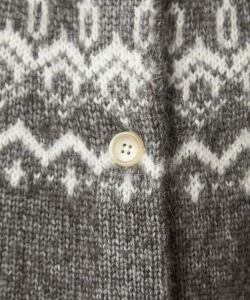 green label relaxing / グリーンレーベル リラクシング カーディガン・ボレロ | ノルディック ジャガード カーディガン | 詳細4