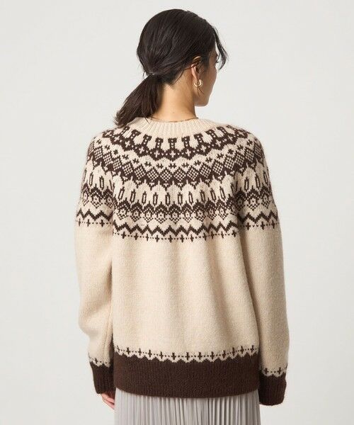 green label relaxing / グリーンレーベル リラクシング カーディガン・ボレロ | ノルディック ジャガード カーディガン | 詳細14