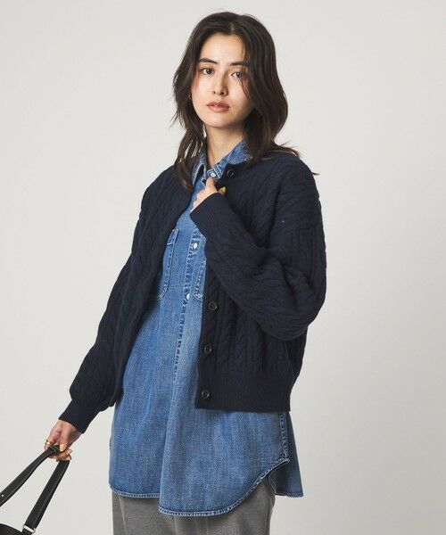 green label relaxing / グリーンレーベル リラクシング カーディガン・ボレロ | ゴールバーン 2WAY ニット カーディガン | 詳細28