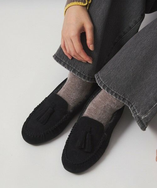 green label relaxing / グリーンレーベル リラクシング フラットシューズ | 【WEB限定】ウォームタッセル モカシン 撥水 | 詳細2