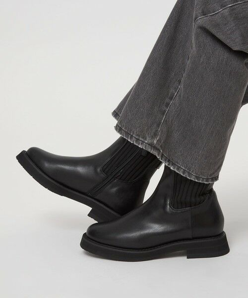 green label relaxing / グリーンレーベル リラクシング ブーツ（ロング丈） | ストレッチ ショートブーツ / サイドゴア 撥水 | 詳細1