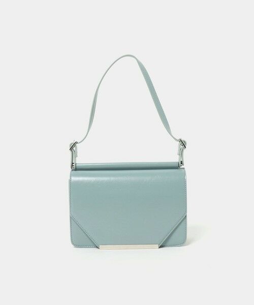 green label relaxing/グリーンレーベル リラクシング 2WAY ダブルフラップ ポシェット バッグ LT. BLUE FREE green label relaxing/グリーンレーベル リラクシング 2WAY ダブルフラップ ポシェット バッグ LT. BLUE FREE