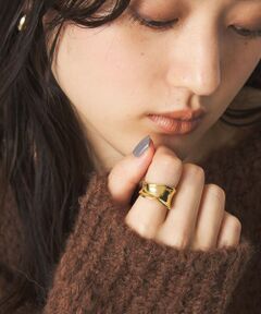 green label relaxing / グリーンレーベル リラクシング リング | 【WEB限定】ワイド ニュアンスカーブ リング