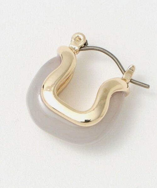 green label relaxing / グリーンレーベル リラクシング ピアス・イヤリング | マーブルスクエア フープピアス | 詳細4