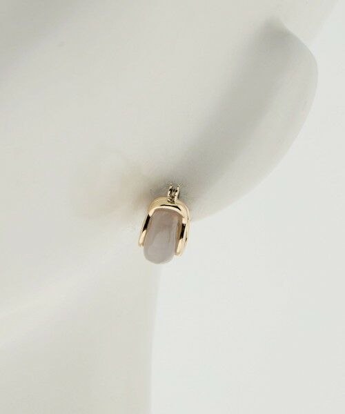 green label relaxing / グリーンレーベル リラクシング ピアス・イヤリング | マーブルスクエア フープピアス | 詳細5