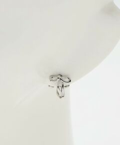green label relaxing / グリーンレーベル リラクシング ピアス・イヤリング | リボン フープピアス